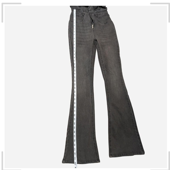 Pre-owned VENUS Charcoal Zippered Jumpsuit - Picture 3 of 8